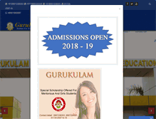 Tablet Screenshot of gurukulam.co.in